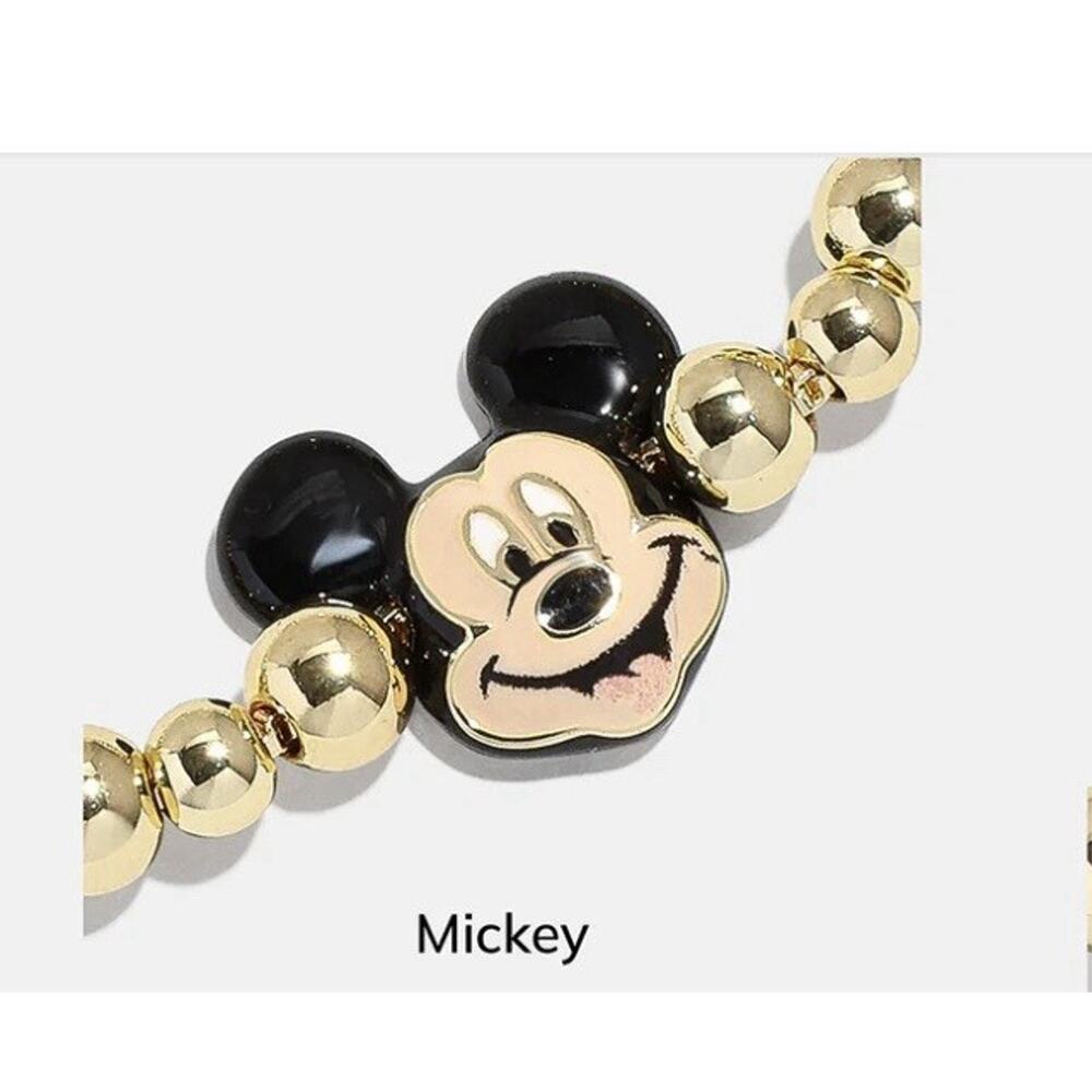 Baublebar x Disney Mickey Mouse Pisa Charm Bracelet Adjustable Length NWT - Picture 3 of 3